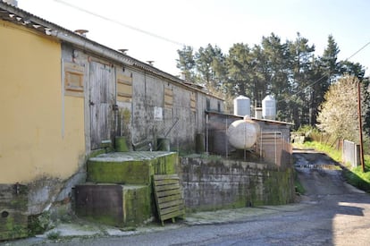 Imagen de las instalaciones de la granja de Sarria. 