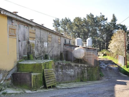 Imagen de las instalaciones de la granja de Sarria. 