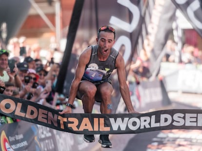 Elhousine Elazzaoui, ganador de la Dolomyths Run el sábado pasado.