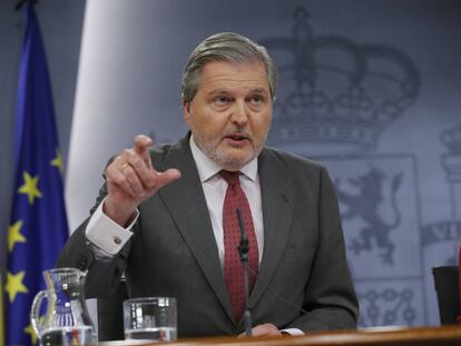 El portaveu del Govern espanyol i ministre de Cultura, Íñigo Méndez de Vigo.