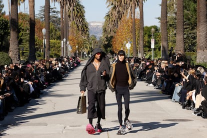 South Windsor Boulevard during the Balenciaga Fall 2024 fashion show