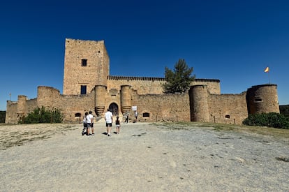 El castillo medieval de Pedraza, en julio de 2023.