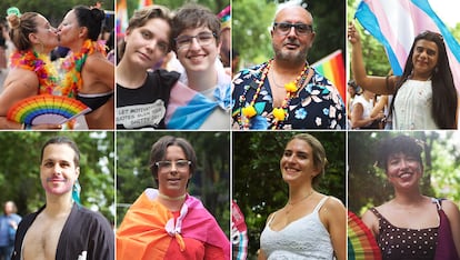 Cristina y Belenchu, Maxx y Nico, Miguel Baya, Estefany Pérez, David Pérez, Nagore, Lisa Hoelting y Coni.