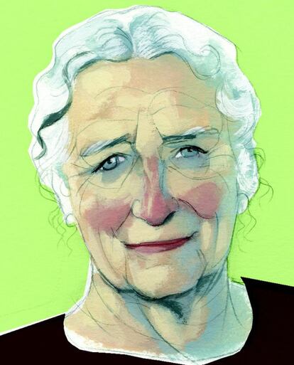 Ilustración de Doris Lessing.