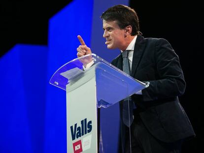 Manuel Valls, en Barcelona, el pasado 13 de diciembre.