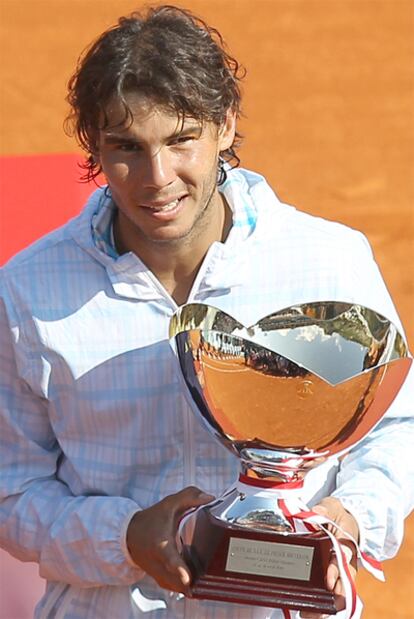 Rafael Nadal, tras vencer en Montecarlo.