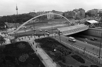 El entonces nuevo puente de Ventas, el día de su inauguración, el 29 de septiembre de 1998.