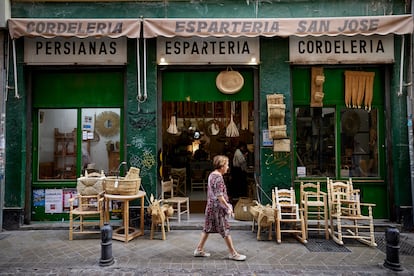 El exterior de la Espartería San José, en en centro de Granada.