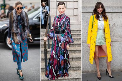 Olivia Palermo, Shailene Woodley y Camilla Belle, tres de las invitadas al desfile.