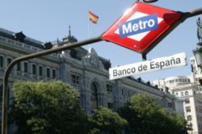 La sede del Banco de España en Madrid.