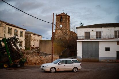 Una calle de Torrubia de Soria.