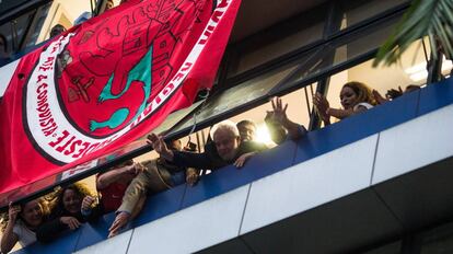 Lula, el viernes, en Sao Paulo.