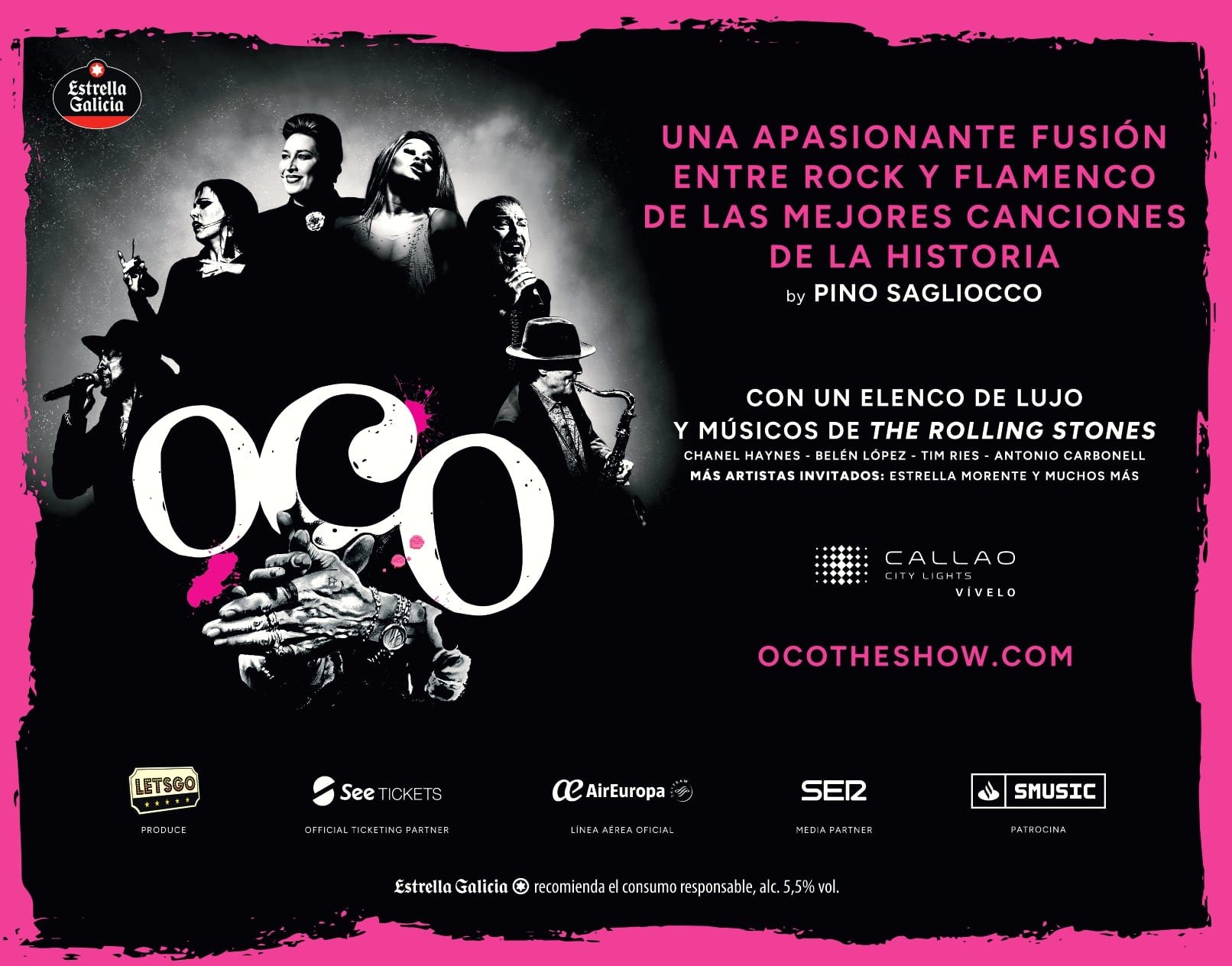 Fusión de rock y flamenco en ‘OCO The Show’