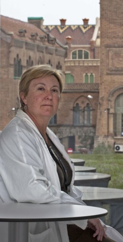 Carme Pérez, presidenta del comité de empresa del hospital de Sant Pau.