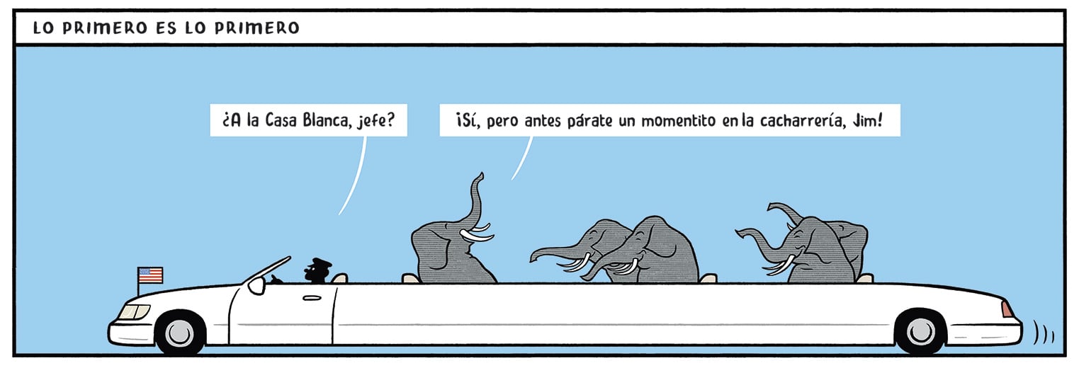Trampantojo: Lo primero es lo primero