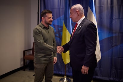 Zelensky y Netanyahu Guerra de Rusia en Ucrania