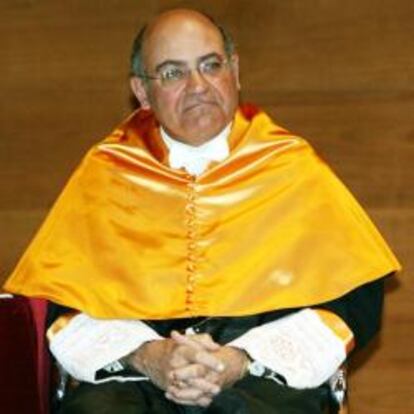 Gerardo Díaz Ferrán, al ser investido doctor Honoris Causa el 28 de enero de 2008.