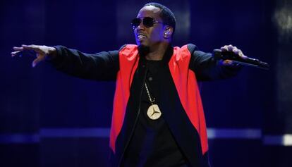 Puff Daddy en uno de sus conciertos.