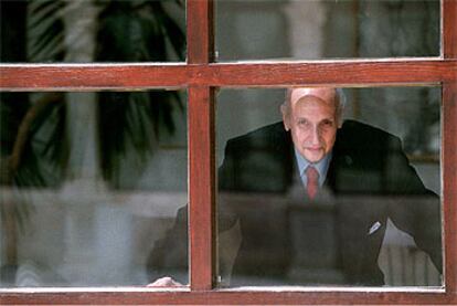 Santiago Grisolía, fotografiado el jueves en Cuenca, cuya universidad le hizo doctor <i>honoris causa.</i>