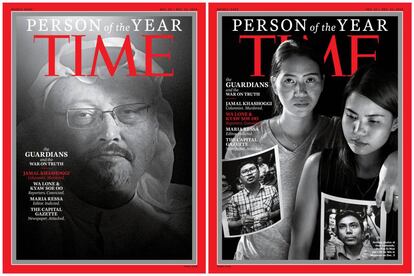 Capas da revista 'Time' com as ‘Pessoas do Ano’