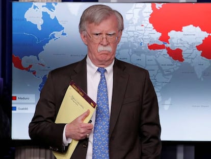 El consejero de seguridad de Trump, John Bolton.