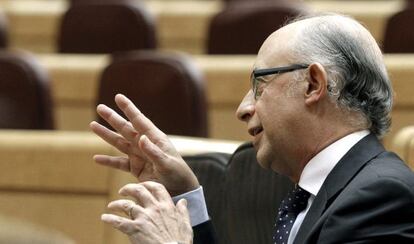 El ministro de Hacienda, Cristóbal Montoro