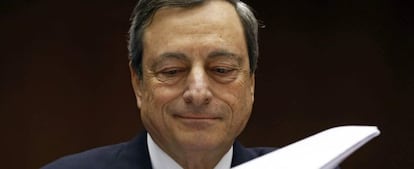 El presidente del Banco Central Europeo (BCE) Mario Draghi. 