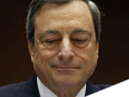 El presidente del Banco Central Europeo (BCE) Mario Draghi. 