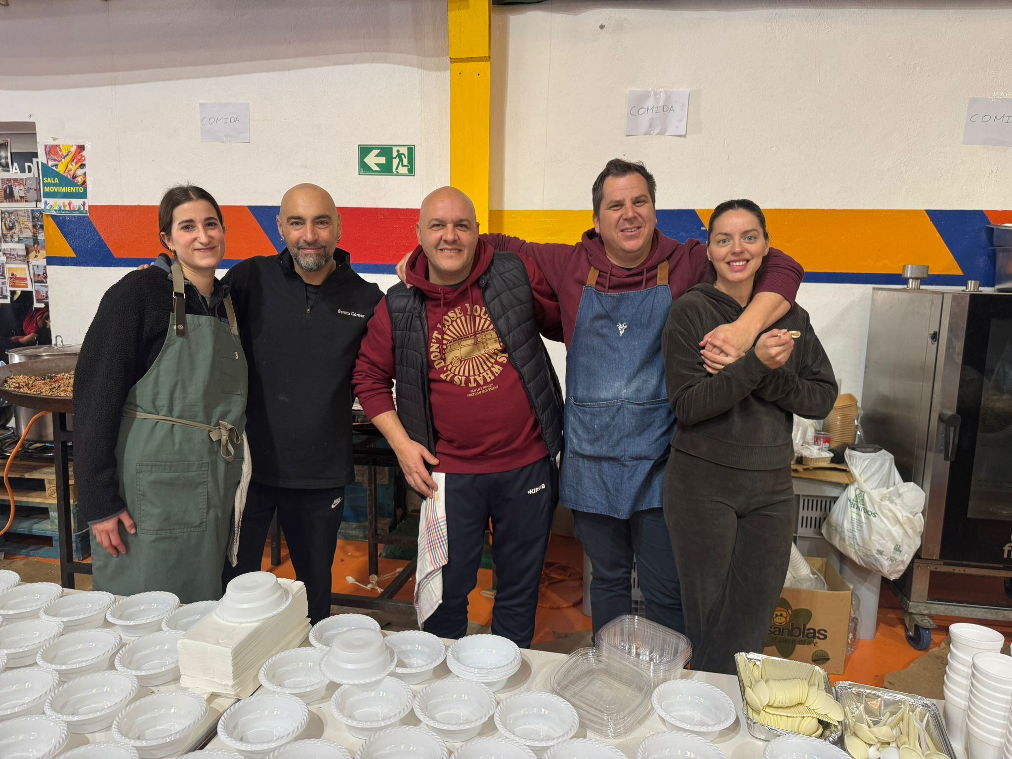 Cucinieri di Cádiz e Málaga alimentano 600 sfollati a Ronda nei temporali