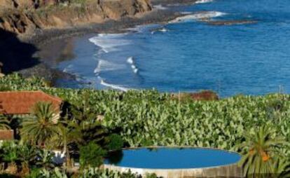 Playa de la Grimona, en Los Realejos, Tenerife.