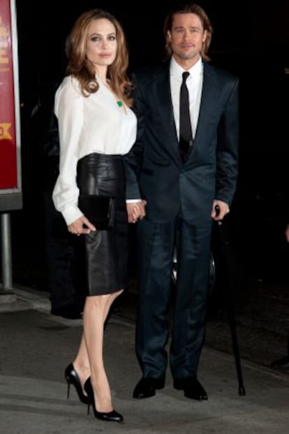 Angelina Jolie y Brad Pitt.