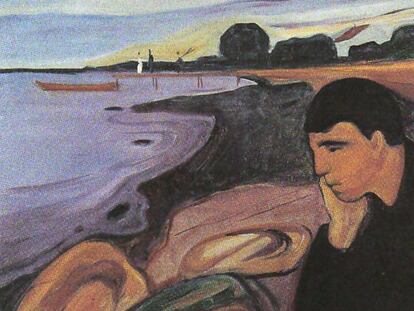 <i>Melancolía</i> (1894-1896), de Edvard Munch.