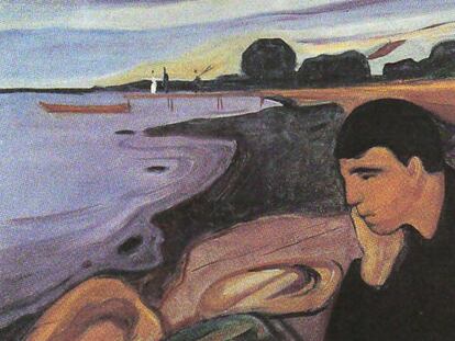 <i>Melancolía</i> (1894-1896), de Edvard Munch.