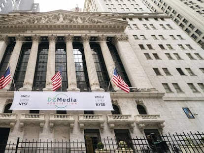 Exterior de la New York Stock Exchange.