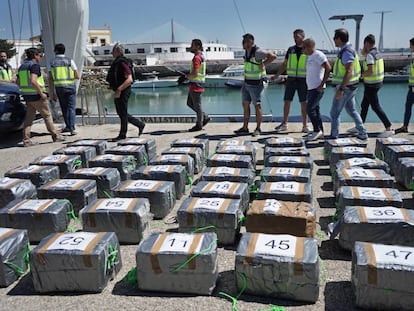 The police seized 1.5 tons of cocaine from a yacht in Cádiz.