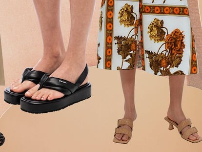 Sandalias acolchadas, el zapato más cómodo es también el más buscado del verano