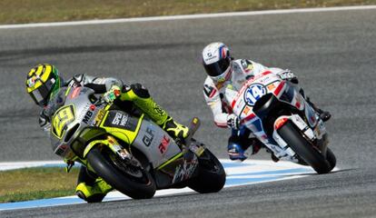 Iannone, con el dorsal 29, en Estoril.