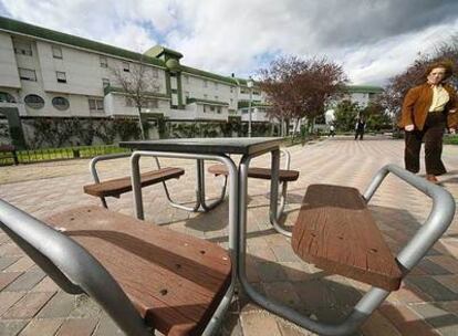 Residencia de ancianos en la avenida de Pablo Iglesias, en Alcorcón.