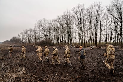 Training of Ukrainian soldiers in the Donetsk region