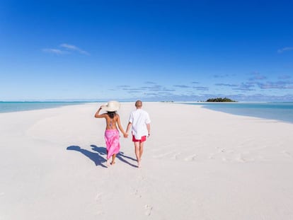 Atolón en las islas Cook (en Nueva Zelanda).