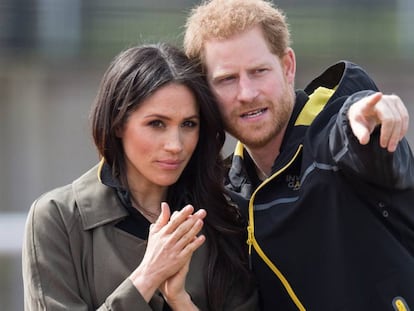 El príncipe Enrique y Meghan Markle.