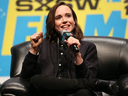 Ellen Page, durante su intervención en el festival de Austin.