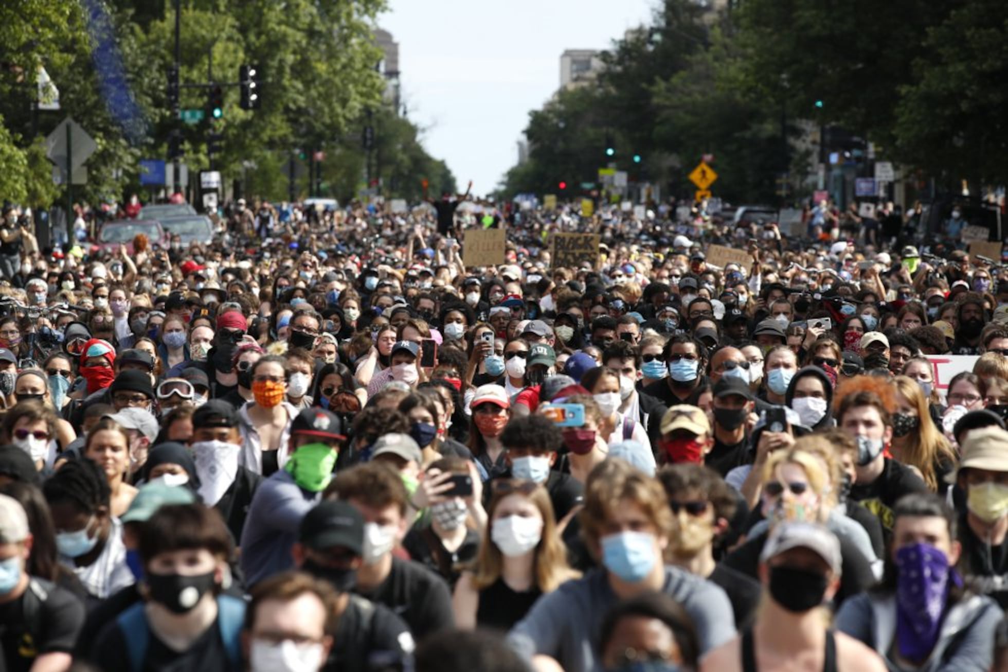 La octava jornada de protestas en Estados Unidos por la muerte de ...