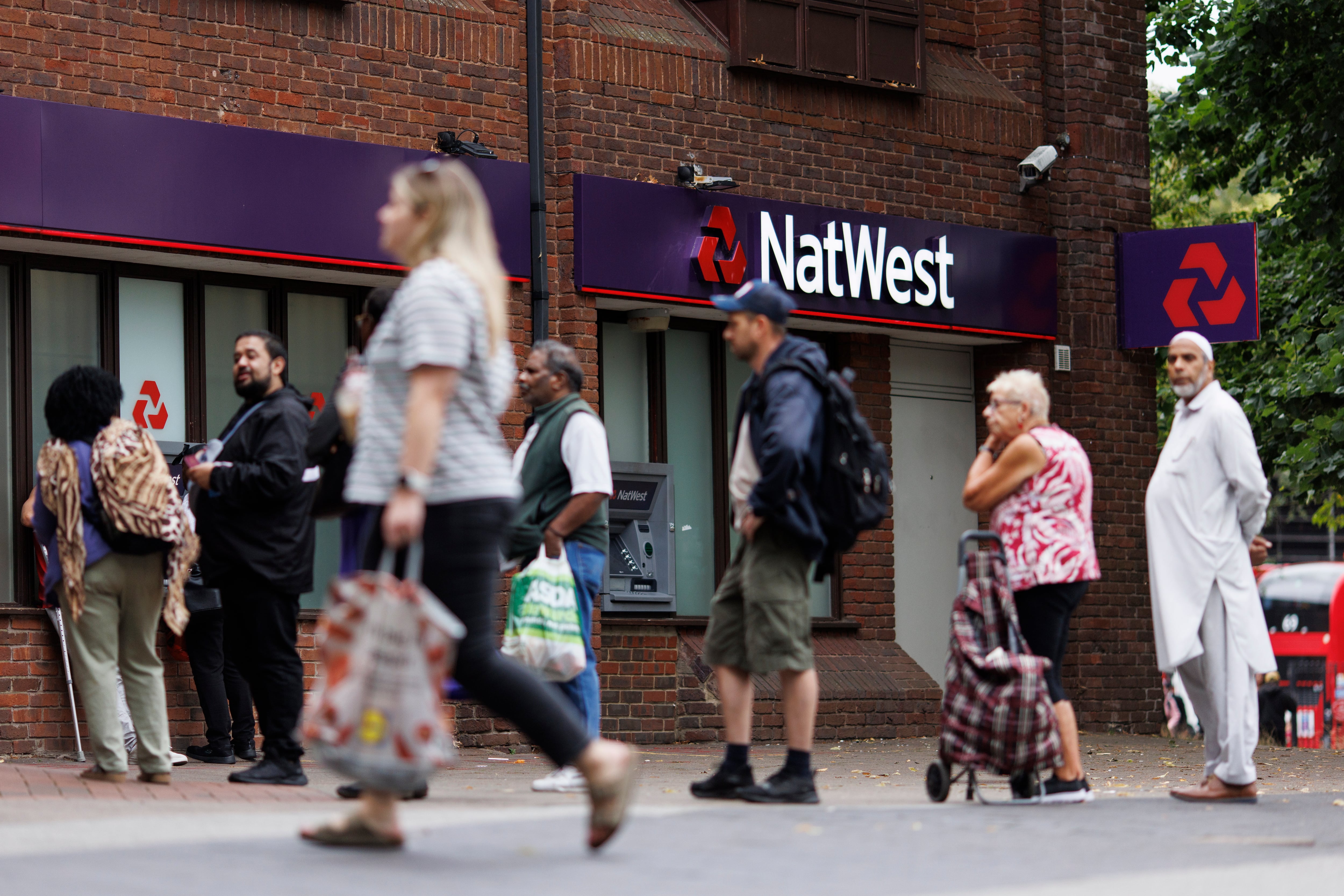 Sucursal de NatWest en Londres.