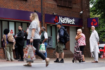 Sucursal de NatWest en Londres.