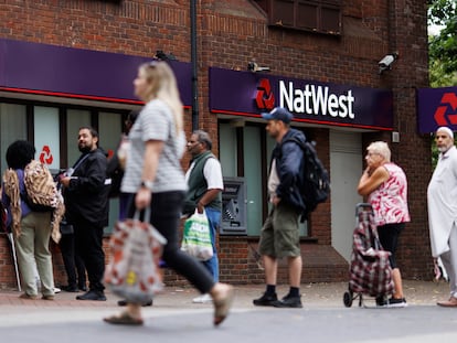 Sucursal de NatWest en Londres.