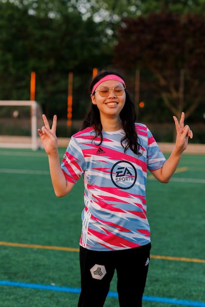 Ryna Lau, jugadora del equipo de mujeres y personas no binarias.