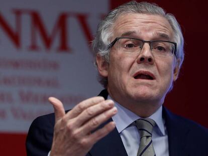 Sebastián Albella, presidente de la CNMV.