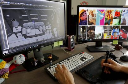 Javier León utiliza la fotogrametría, un proceso para hacer imágenes en 3D.