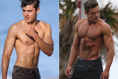 Zac Efron, antes y después de su encuentro casual con Aaron Williamson.